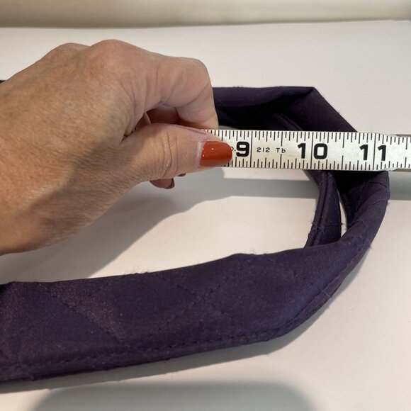 Travelon Shoulder Bag Purse Purple 3 Compartments RDIF Anti-Theft Nylon EUC - Picture 15 of 16